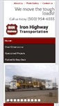 Mobile Screenshot of ironhighwaytrans.com